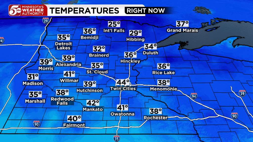 Thursday weather: Mostly sunny and cool temps — KSTP 5 — Gopher